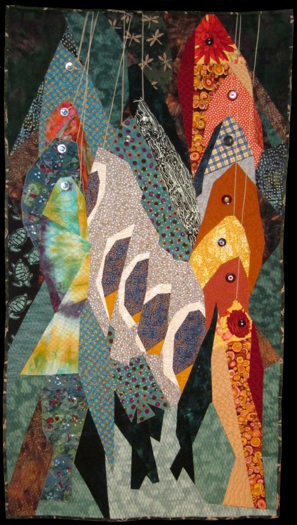 “too pretty to eat” 30″ x 54″